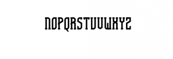 LAYOVER.otf Font UPPERCASE