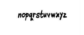 LaSpacino Typeface Font LOWERCASE