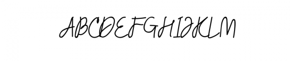 Lafentha.otf Font UPPERCASE