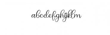 Lakeisha.otf Font LOWERCASE