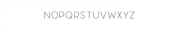 LarosaThinest.ttf Font LOWERCASE