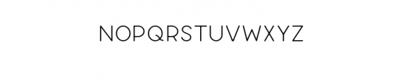 LarosaThin.ttf Font LOWERCASE