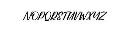 Lastwinter.otf Font UPPERCASE