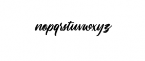 Lastwinter.ttf Font LOWERCASE