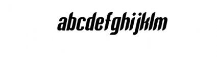 Latest Italic.ttf Font LOWERCASE