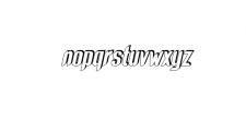 Latest Shadow Italic.ttf Font LOWERCASE