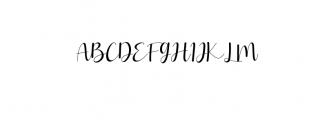 Lathi.ttf Font UPPERCASE