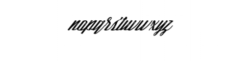 Latika Rough Italic.otf Font LOWERCASE