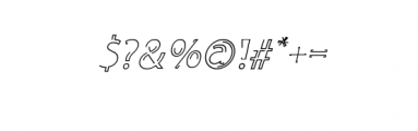 Latina Regular and Italic Font OTHER CHARS