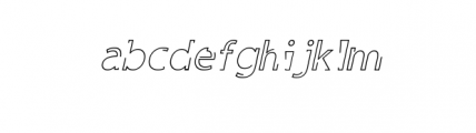 Latina Regular and Italic Font LOWERCASE