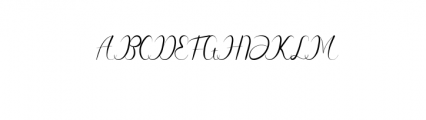 Lauliya.otf Font UPPERCASE