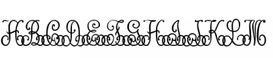 Lace Monograms Regular Font LOWERCASE
