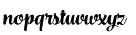 Larry Italic Font LOWERCASE