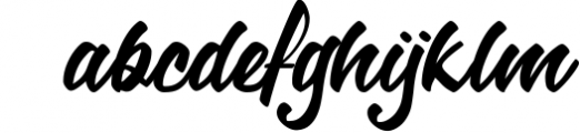 LATTON - Display Script Font Font LOWERCASE