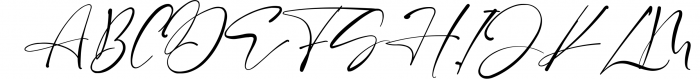 Laneky Haizen - Signature Script Font Font UPPERCASE