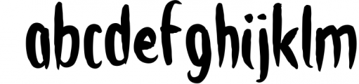 Latinbrush Typeface 1 Font LOWERCASE