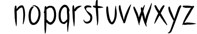 Latinbrush Typeface 2 Font LOWERCASE