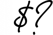 Latter Slant | Signature Font Font OTHER CHARS