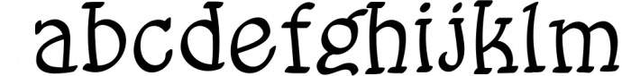 Laxhand slab serif font Font LOWERCASE