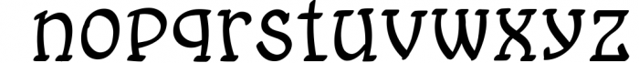 Laxhand slab serif font Font LOWERCASE