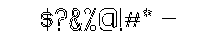 LALLINE Font OTHER CHARS