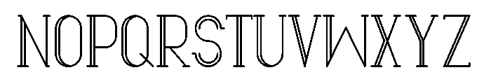 LALLINE Font UPPERCASE