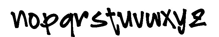 LAMBOZY Font LOWERCASE