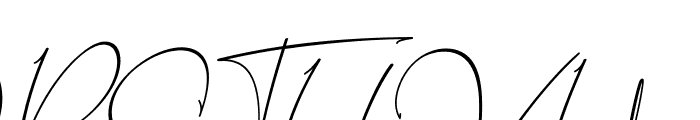 LAROSH Sithal Signature Font UPPERCASE