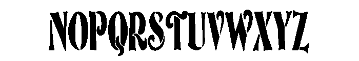 La Extra Pomposa Font UPPERCASE