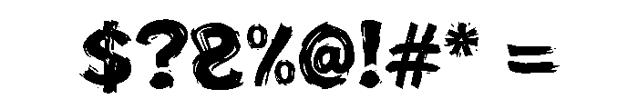 La Meute Furieuse Font OTHER CHARS