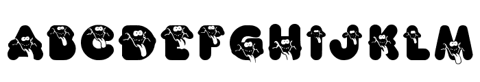 La Noticia Rebelde Regular Font UPPERCASE