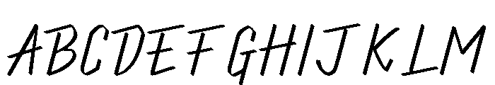 La Papela Personal Use Font UPPERCASE