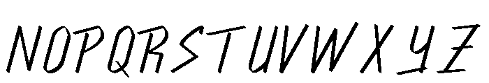 La Papela Personal Use Font UPPERCASE