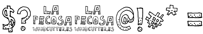 La Pecosa Font OTHER CHARS