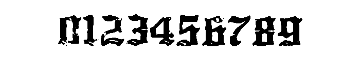 La Reconquista Española Font OTHER CHARS