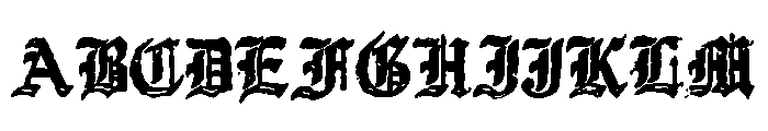 La Reconquista Española Font UPPERCASE