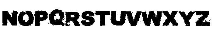 La Super Destrozada Font LOWERCASE