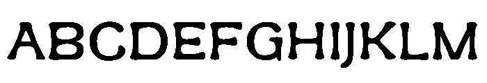 La paneru Personal use Font UPPERCASE