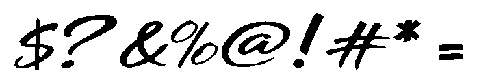 LaCavale Solitaire Font OTHER CHARS