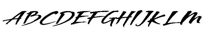 LaCavale Solitaire Font UPPERCASE