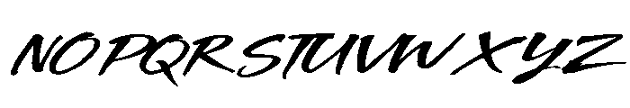 LaCavale Solitaire Font UPPERCASE
