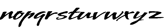LaCavale Solitaire Font LOWERCASE
