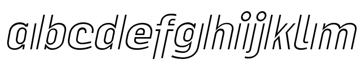 LaPejinaItalicFFP-Italic Font LOWERCASE