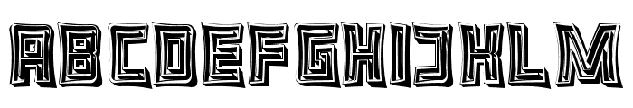 Labyrinthe Regular Font LOWERCASE