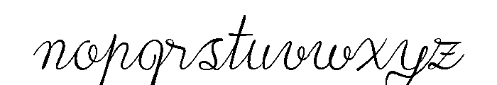 Lace 1.0. Font LOWERCASE