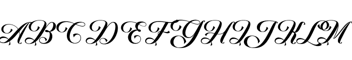 Lacheyard Script PERSONAL USE Regular Font UPPERCASE