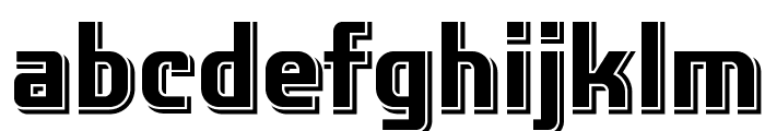 Laconic-Shadow Font LOWERCASE