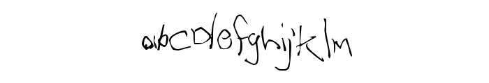 Lacquerhead Font LOWERCASE