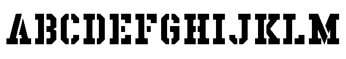 Laden Dirnaith Font UPPERCASE