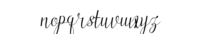 Ladies First Free Font LOWERCASE